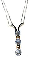 Collana Ititoli Donna Trilogy in Oro bianco Diamante 0.46 Ct GC1459#ZLBD - GC1459#ZLBD
